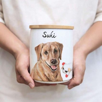 Urna personalizada de cerámica